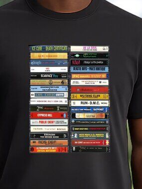 "Classic Tapes" Hip Hop Graphic Tee
